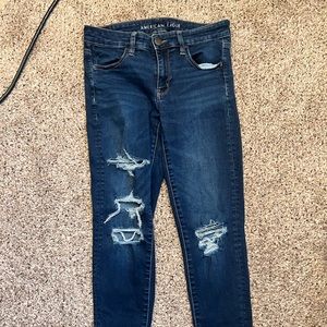 American Eagle stretch high-rise jeans